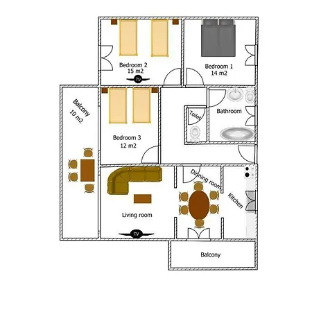Diana Appartement *